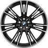 BMW 706M Jet Black with Bright Turned Wheel Img 1