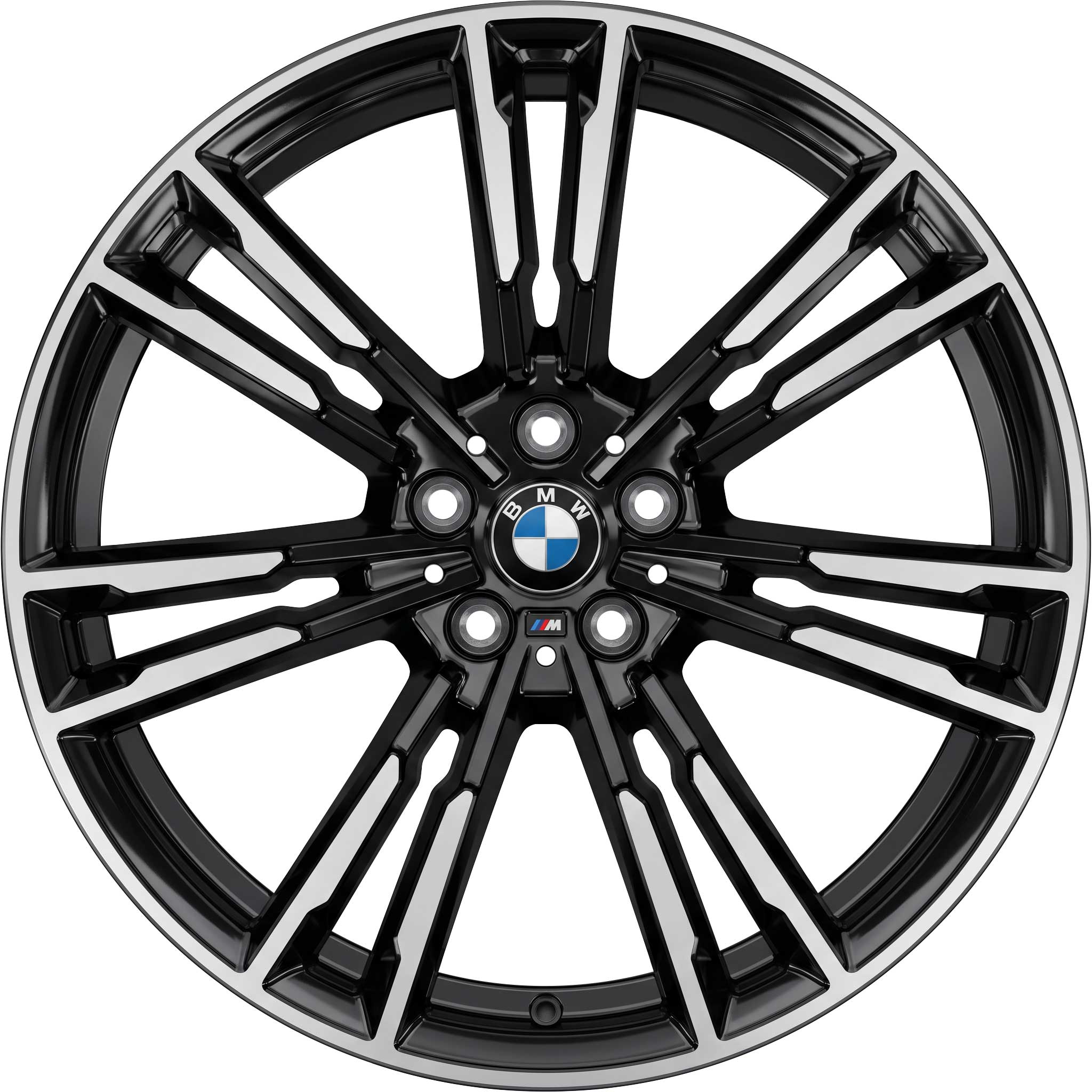 BMW 706M Jet Black with Bright Turned Alloy Wheel Product Image #1