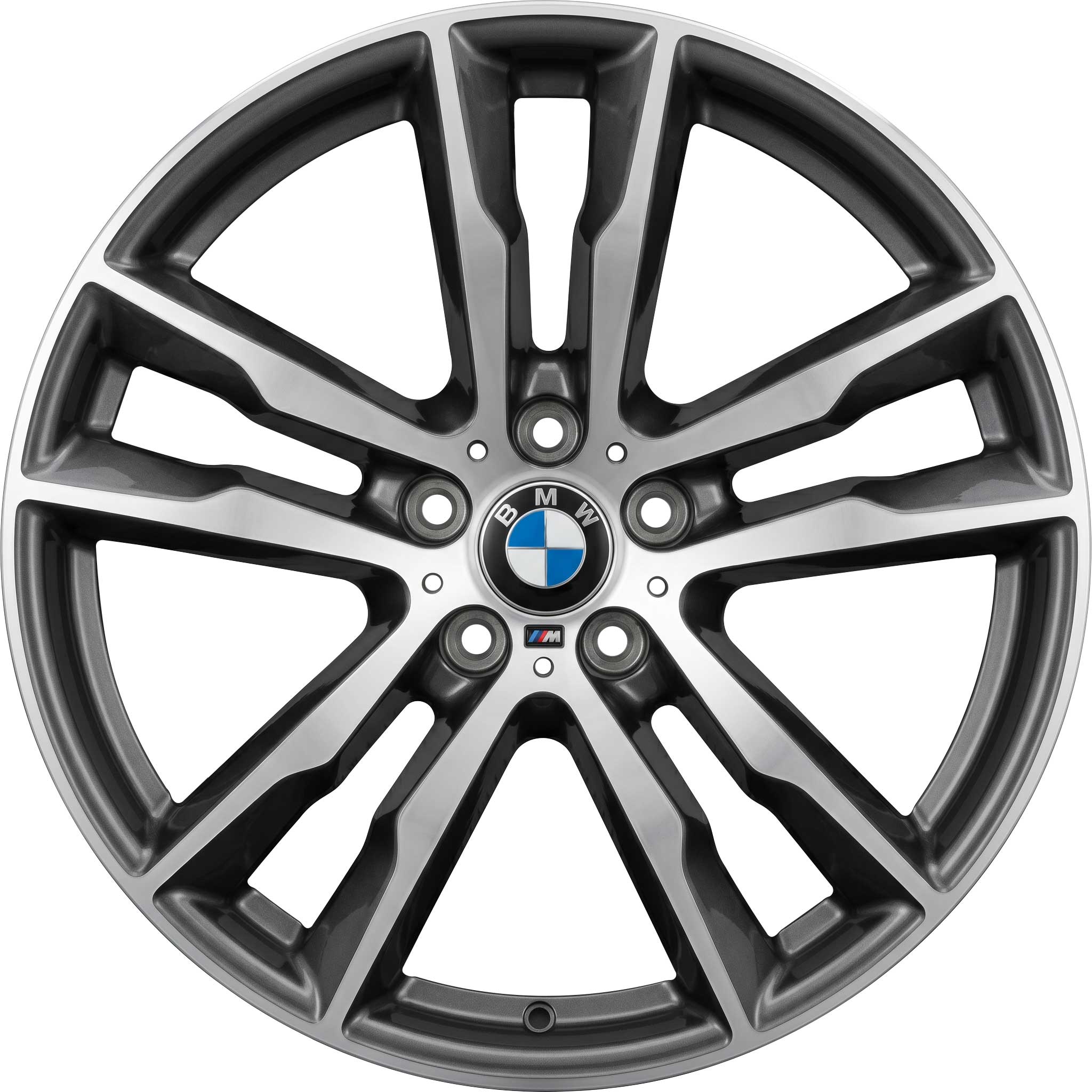 BMW 611M Black with Bright Turned Alloy Wheel Product Image #1