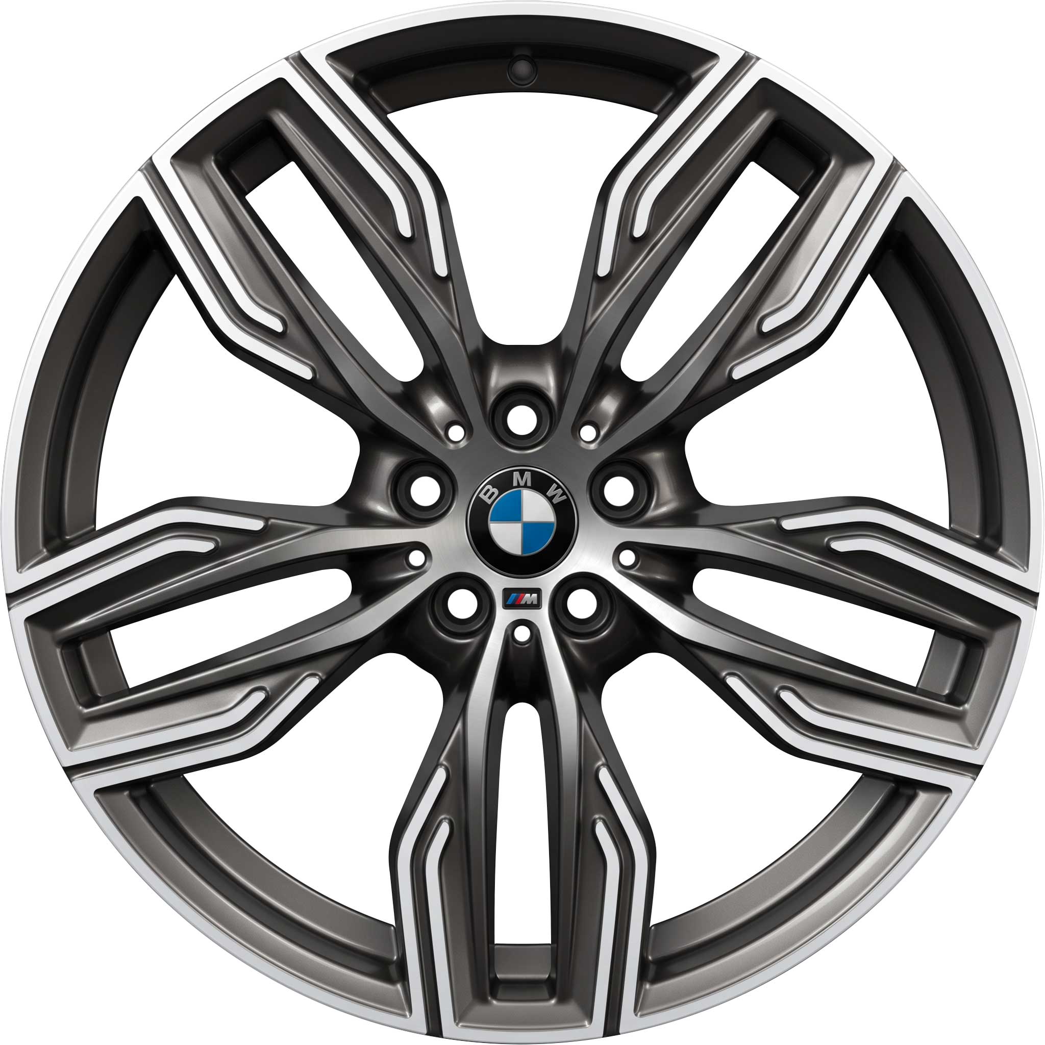 BMW 760M Cerium Grey with Bright Turned Alloy Wheel Product Image #1