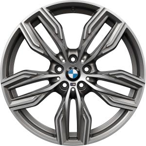 BMW 760M Cerium Grey with Bright Turned Alloy Wheel for BMW 7 Series G11 - Sizes 20in
