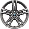 BMW 556M Cerium Grey with Bright Turned Wheel Img 1