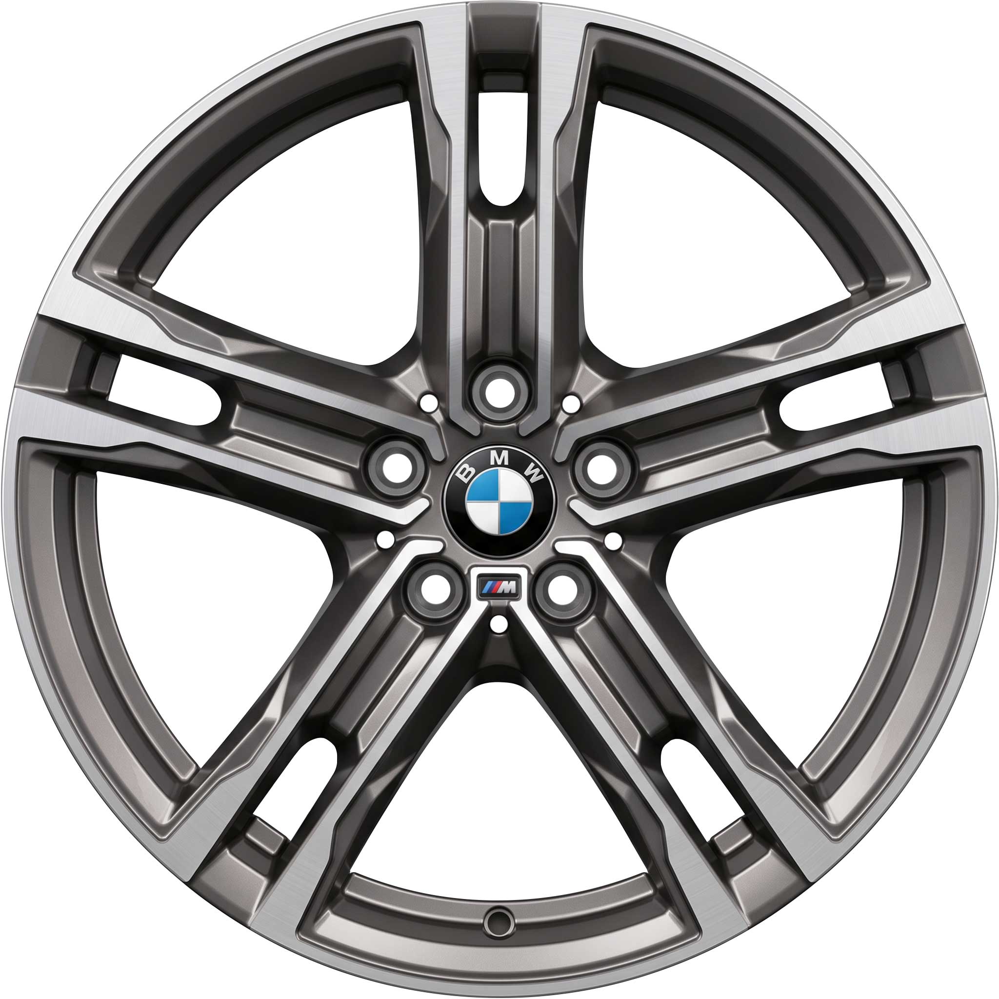 BMW 556M Cerium Grey with Bright Turned Alloy Wheel Product Image #1