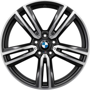 BMW 766M Matt Black with Bright Turned Alloy Wheel for BMW 2 Series F45 - Sizes 19in