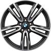 BMW 766M Matt Black with Bright Turned Wheel Img 1