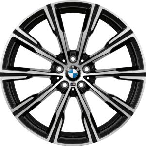 BMW 740M Orbit Grey with Bright Turned Alloy Wheel for BMW X5 G05 - Sizes 20in