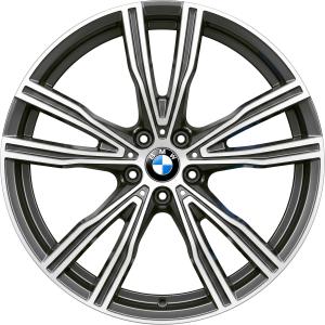 BMW 730I Orbit Grey with Bright Turned Alloy Wheel for BMW 8 Series G14 - Sizes 20in