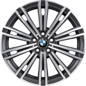BMW 790M Orbit Grey with Bright Turned Alloy Wheel for BMW 4 Series G22 - Sizes 18in