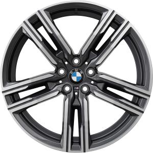 BMW 727M Orbit Grey with Bright Turned Alloy Wheel for BMW 8 Series G14 - Sizes 19in