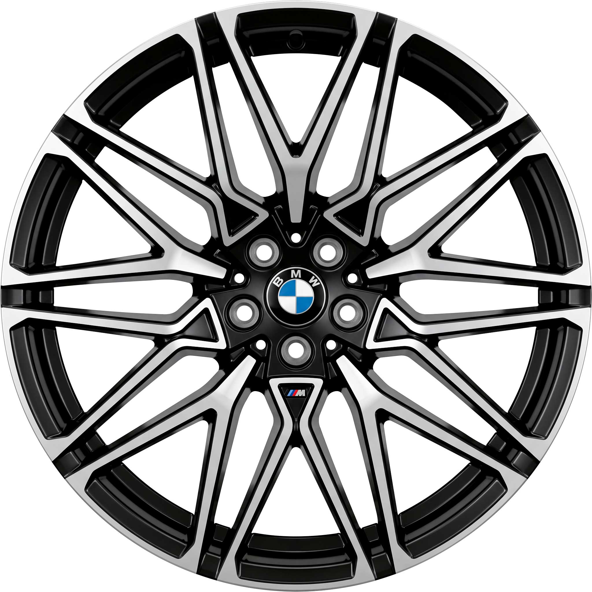 BMW 818M Jet Black with Translucent Bright Turned Alloy Wheel Product Image #1