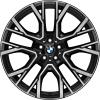 BMW 809M Jet Black Matt with Bright Turned Wheel Img 1
