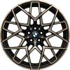 BMW 813M Forged Jet black with Bronze Gold Wheel Img 1