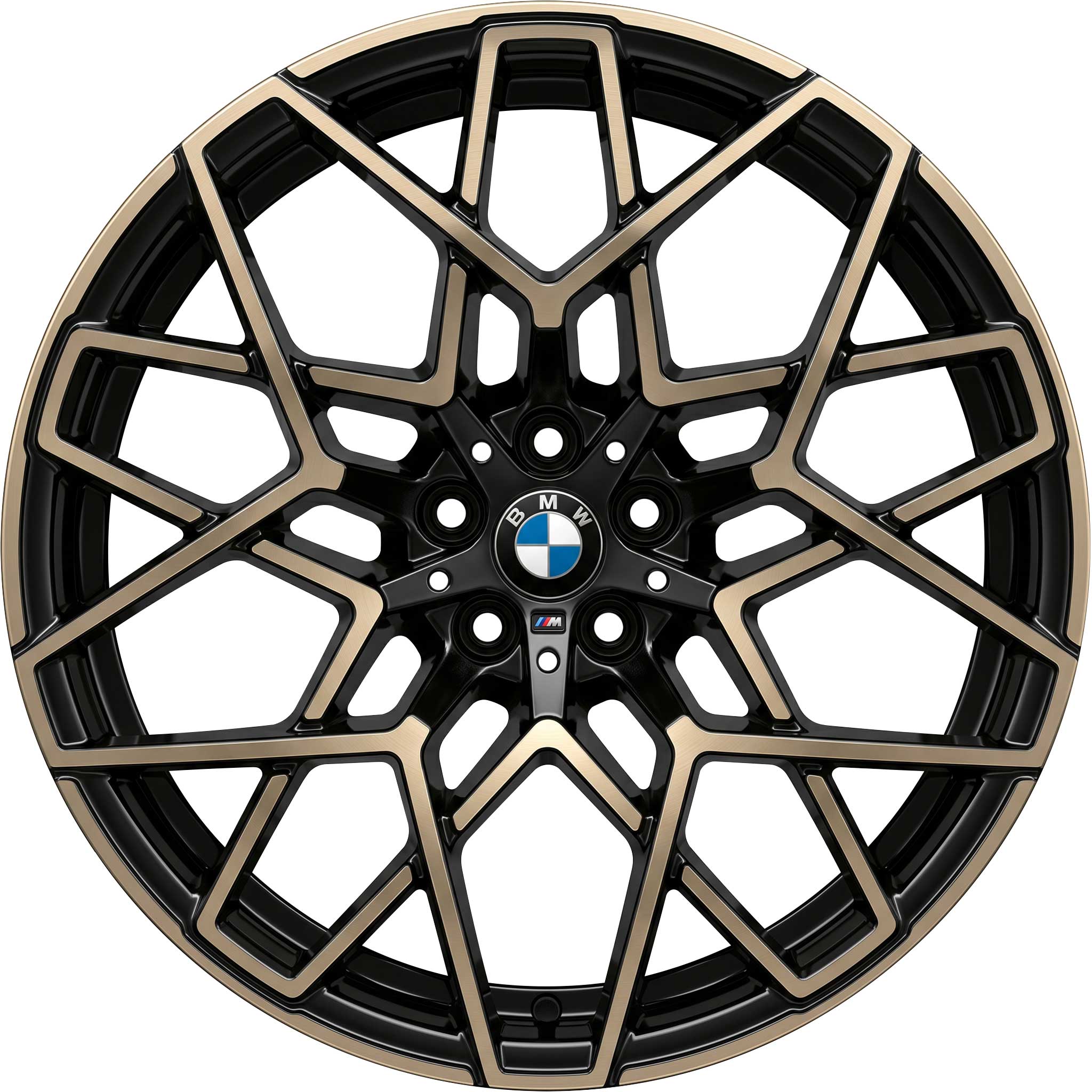 BMW 813M Forged Jet black with Bronze Gold Alloy Wheel Product Image #1