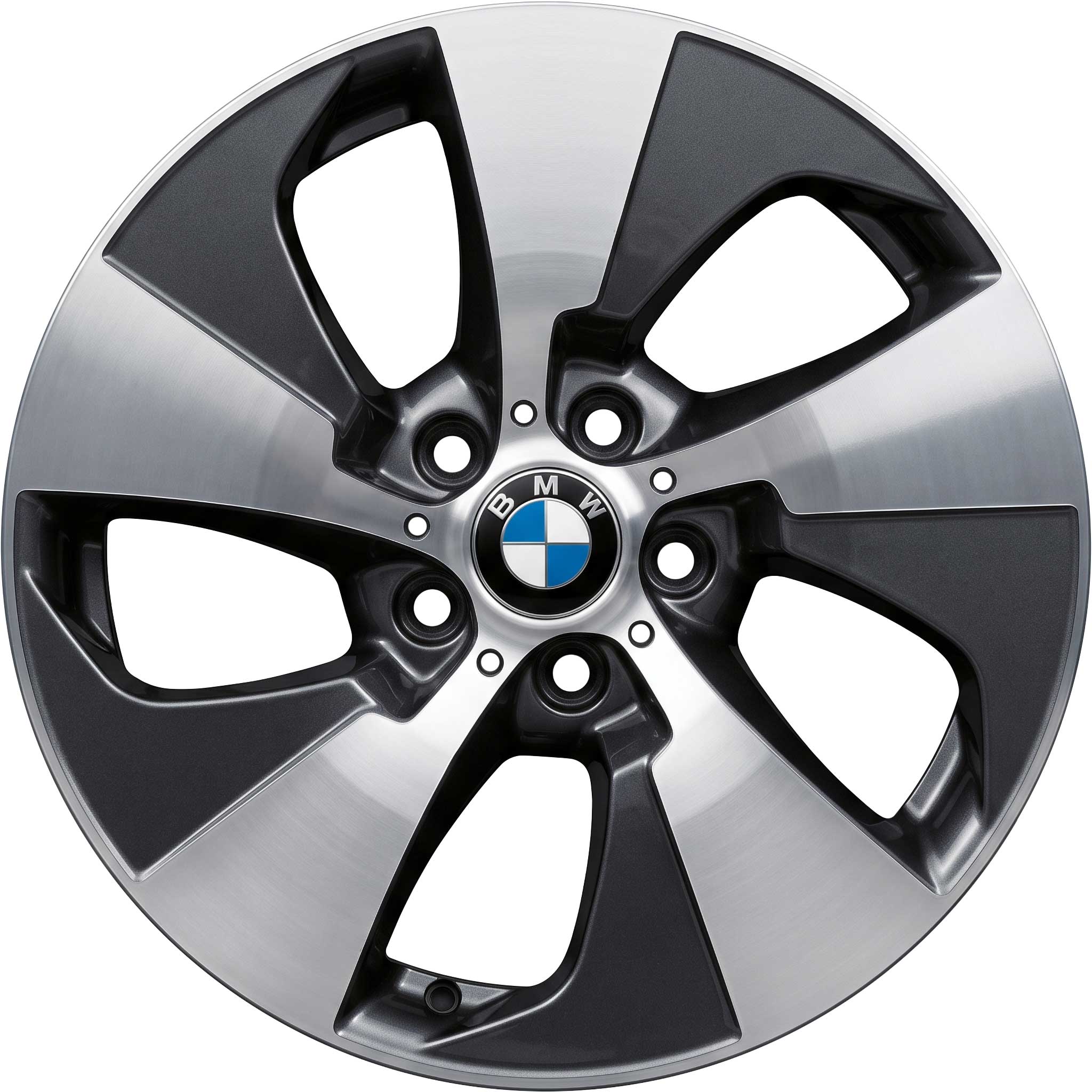BMW 419 Orbit Grey with Bright Turned RIGHT Alloy Wheel Product Image #1