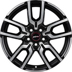 JCW 986 Lap Spoke Black II with Bright Turned Alloy Wheel for MINI Hatchback J01 - Sizes 18in
