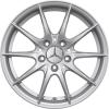Mercedes 5 Twin Spoke [169-16] Champion Silver Wheel Img 1