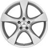 Mercedes 5 Spoke [172-18] Titanium Silver Wheel Img 1