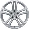 Mercedes 5 Twin Spoke [177-17] Vanadium Silver Wheel Img 1