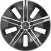Mercedes 5 Hole [177-17] Gloss Back with High Sheen Wheel Img 1