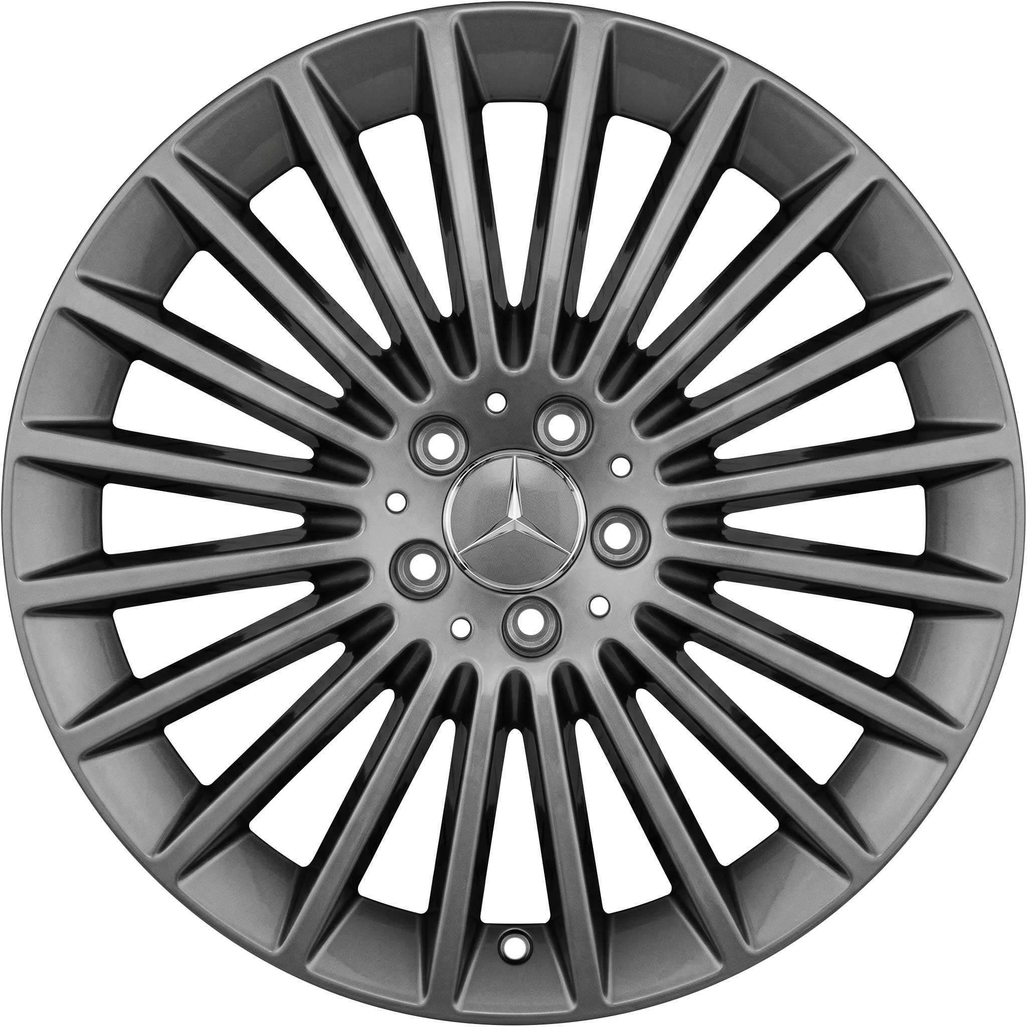 Mercedes Multispoke [205-17] Himalaya Grey Alloy Wheel Product Image #1