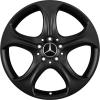 Mercedes 5 Spoke [205-18] Matt Black Wheel Img 1