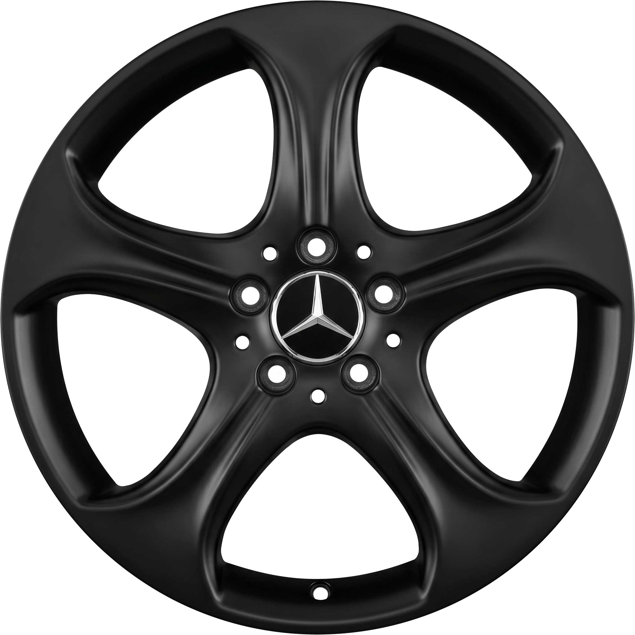 Mercedes 5 Spoke [205-18] Matt Black Alloy Wheel Product Image #1