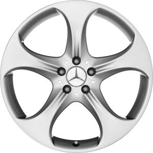 Mercedes 5 Spoke [205-18] Vanadium Silver Alloy Wheel - Sizes 18in