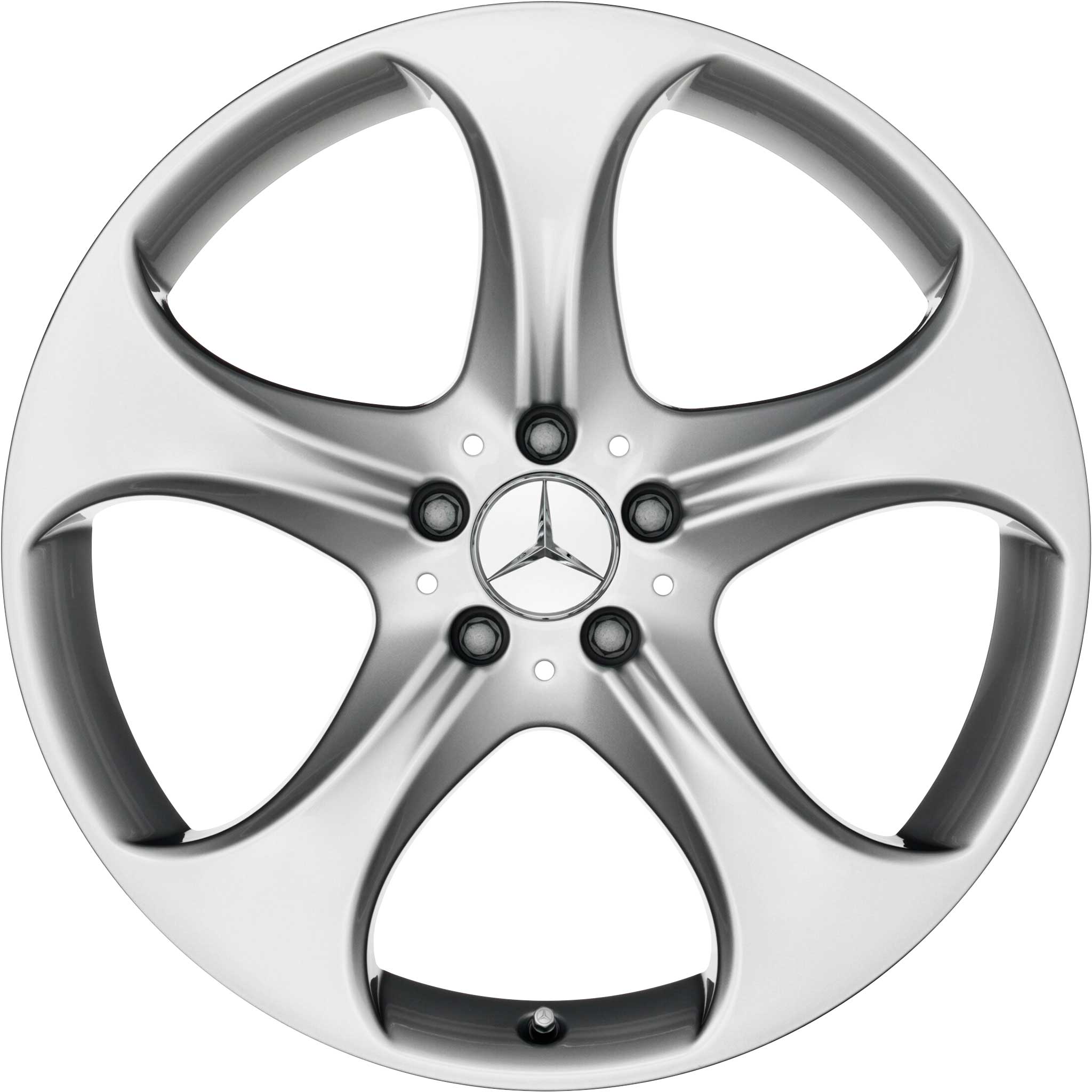 Mercedes 5 Spoke [205-18] Vanadium Silver Alloy Wheel Product Image #1