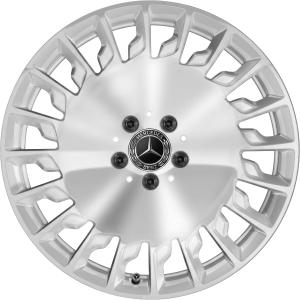 Mercedes Maybach Multi Spoke [222-19] Clear Lacquer with High Sheen Alloy Wheel - Sizes 19in