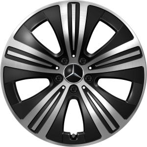 Mercedes 5 Spoke [295-19] Gloss Back with High Sheen Alloy Wheel - Sizes 19in