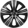 Mercedes 5 Spoke [295-19] Gloss Back with High Sheen Wheel Img 1
