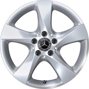 Mercedes 5 Spoke [447-17] Vanadium Silver Alloy Wheel for Mercedes Vito 447 - Sizes 17in