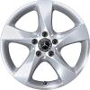 Mercedes 5 Spoke [447-17] Vanadium Silver Wheel Img 1