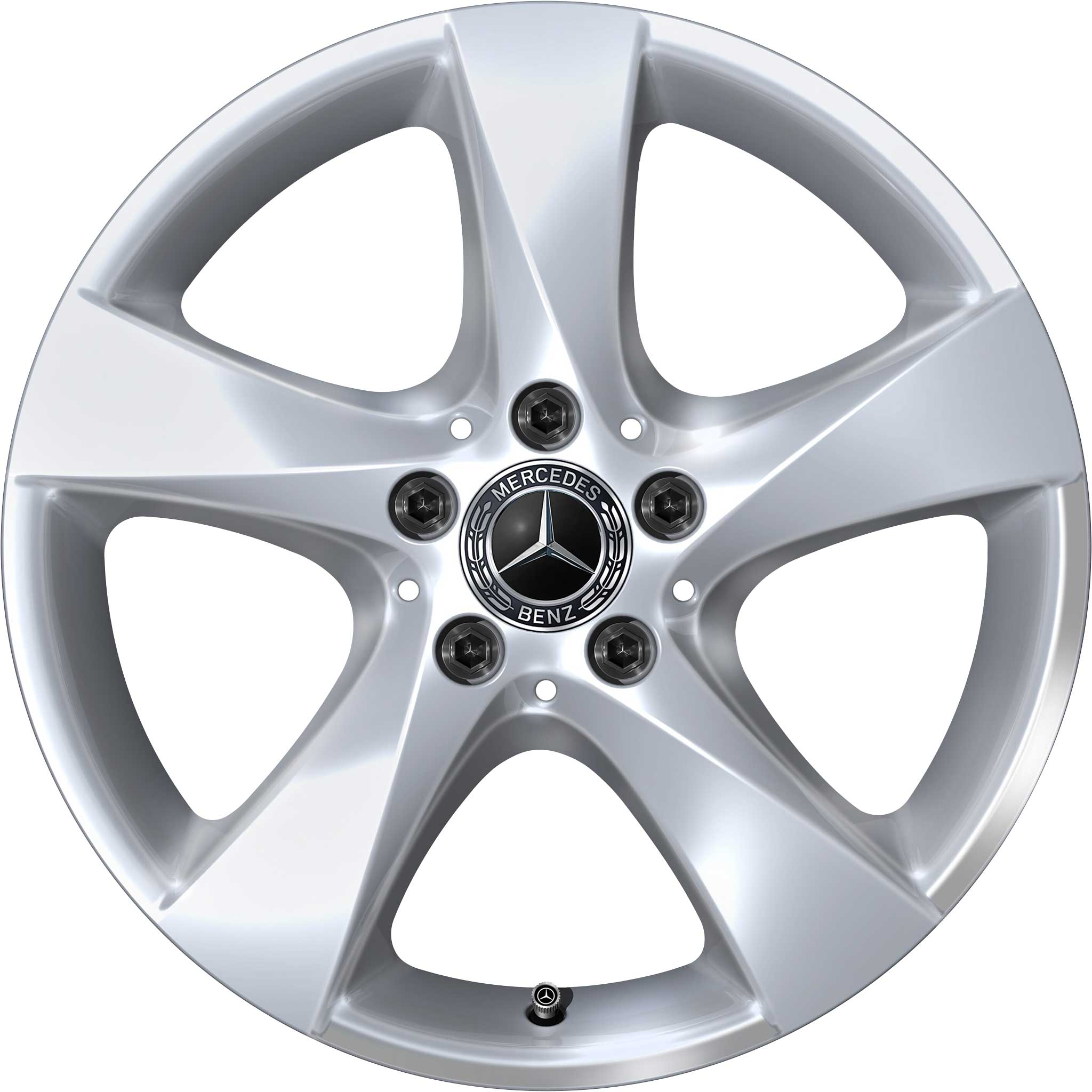 Mercedes 5 Spoke [447-17] Vanadium Silver Alloy Wheel Product Image #1