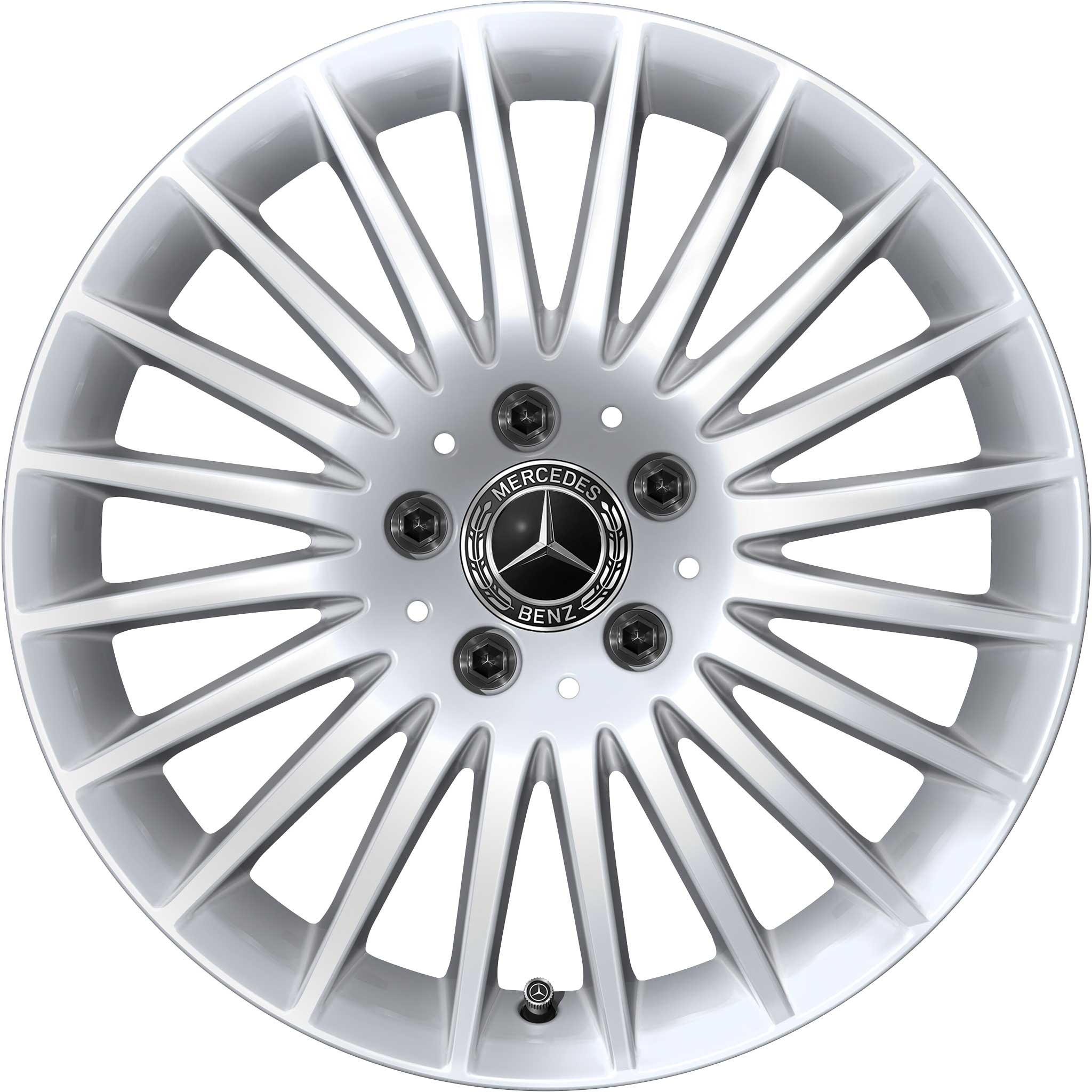 Mercedes 20 Spoke [447-17] Vanadium Silver Alloy Wheel Product Image #1