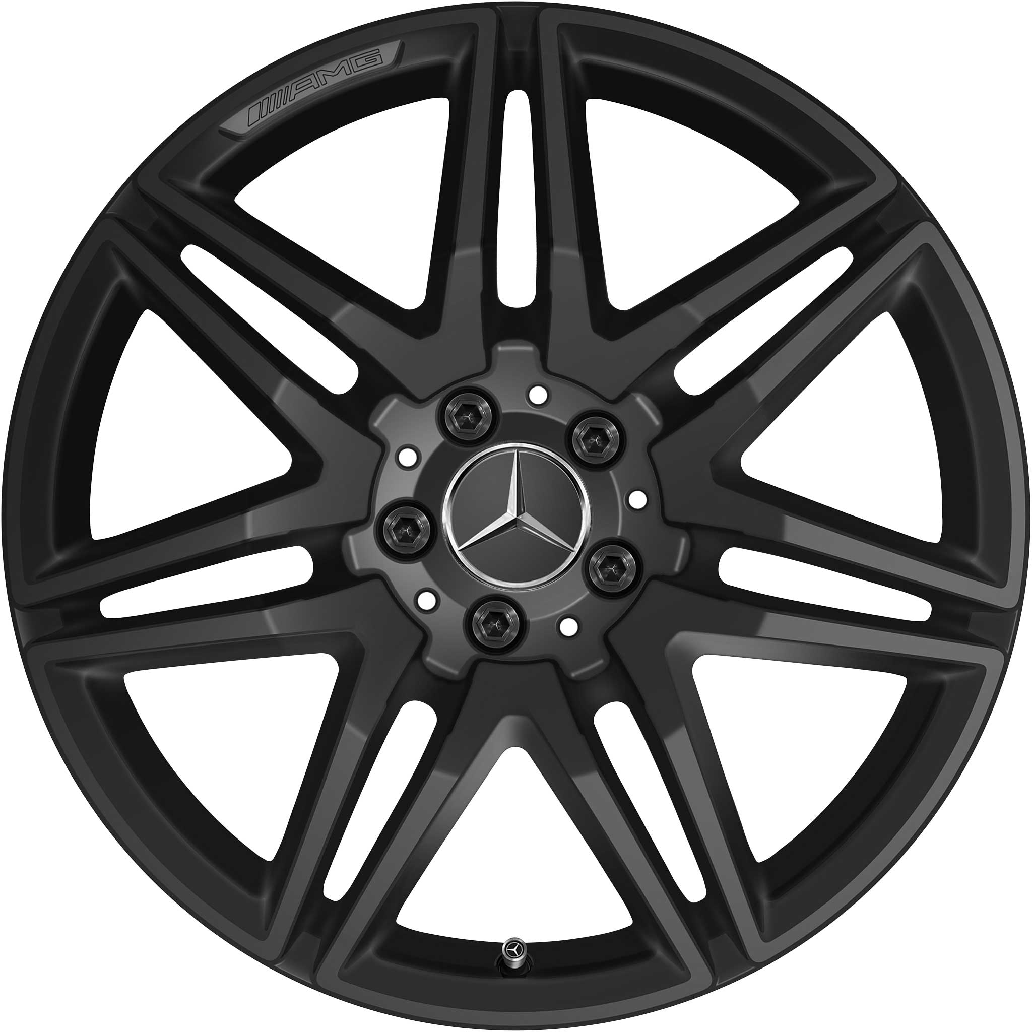 Mercedes 7 Double Spoke [447-19] Gloss Black Alloy Wheel Product Image #1