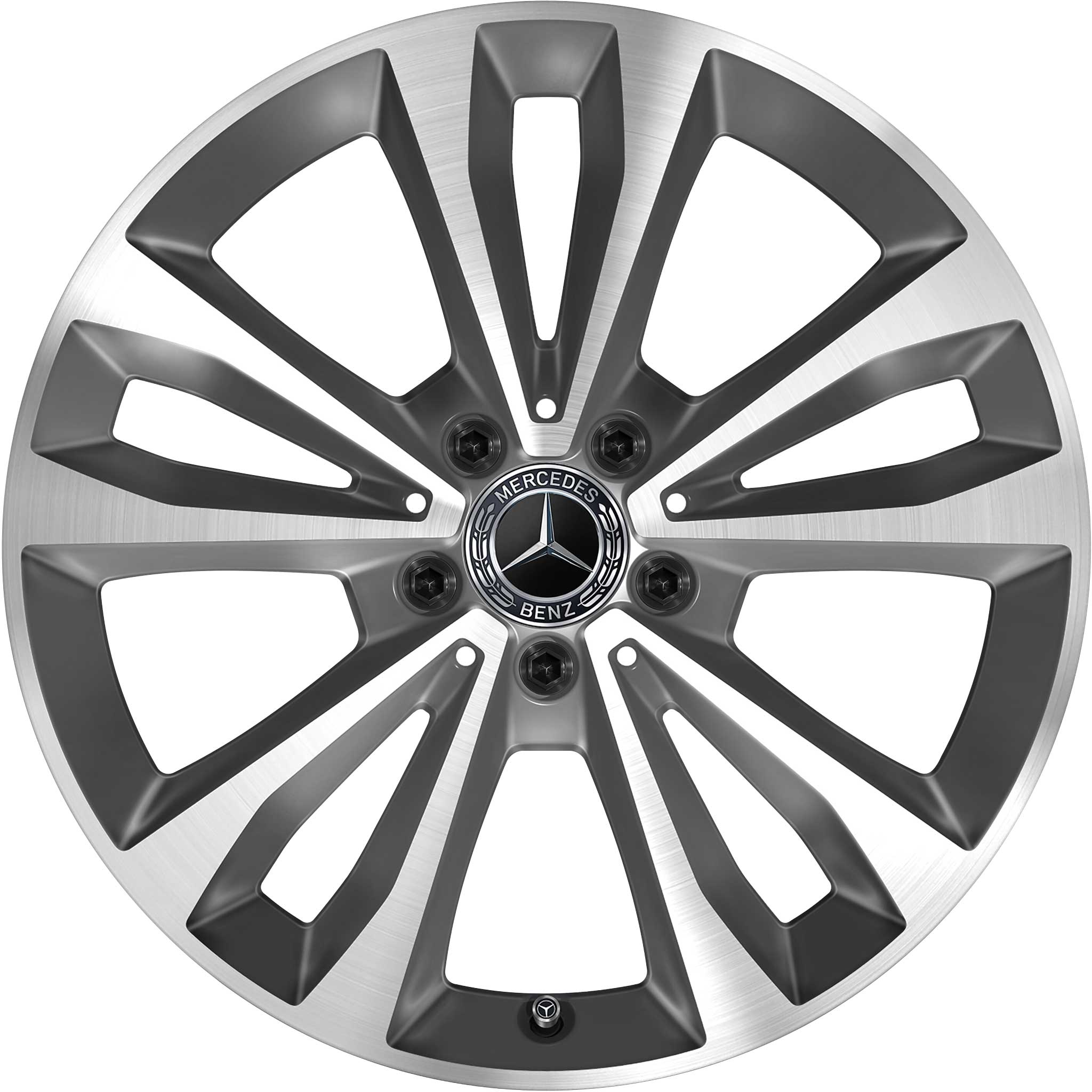Mercedes 5 Twin Spoke [447-18] Tremolite Metallic with High Sheen Alloy Wheel Product Image #1