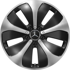 Mercedes 5 Spoke [447-18] Gloss Back with High Sheen Alloy Wheel - Sizes 18in