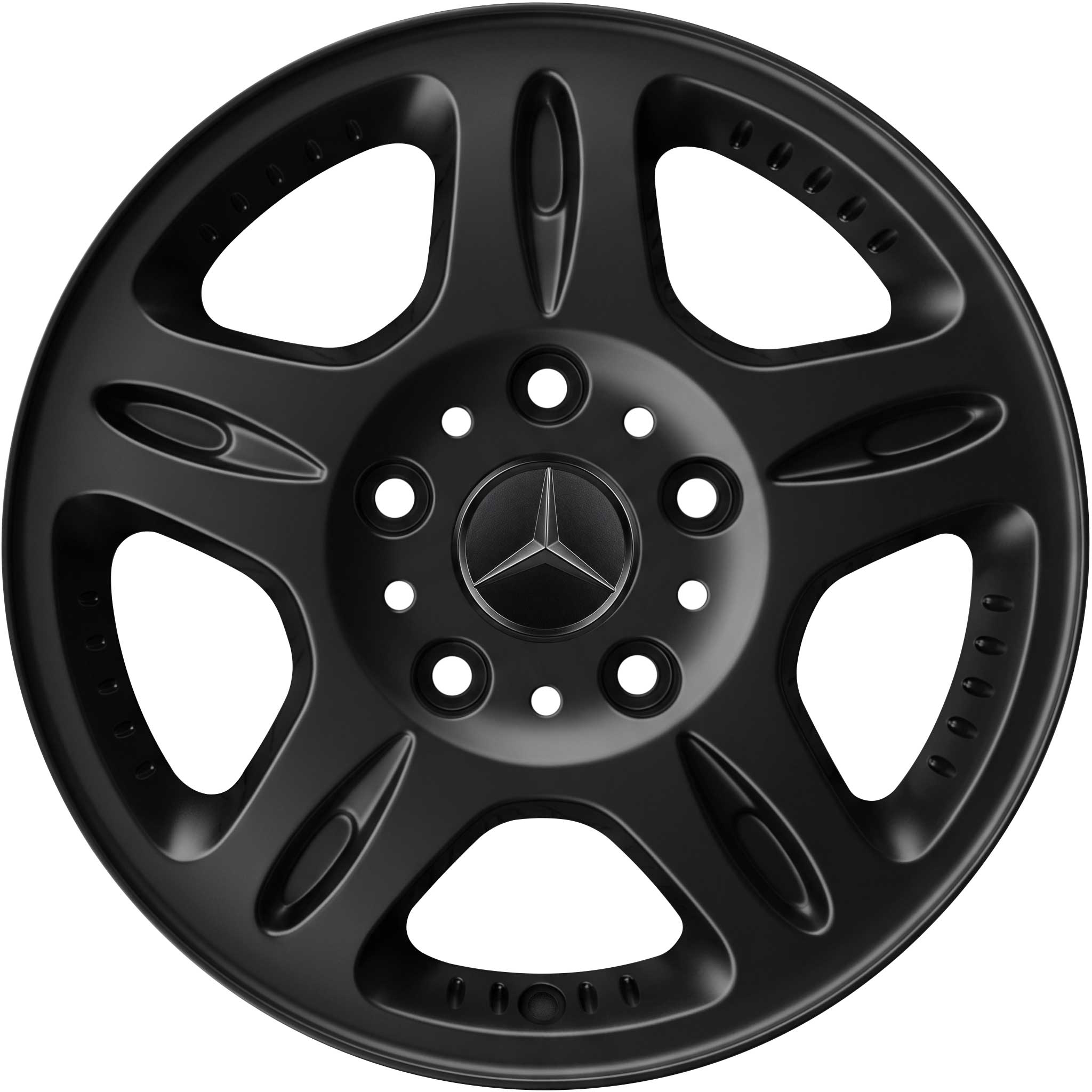 Mercedes Matt Black [461-16] Matt Black Alloy Wheel Product Image #1
