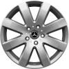Mercedes 8 Spoke [463-19] Himalaya Grey with High Sheen Wheel Img 1