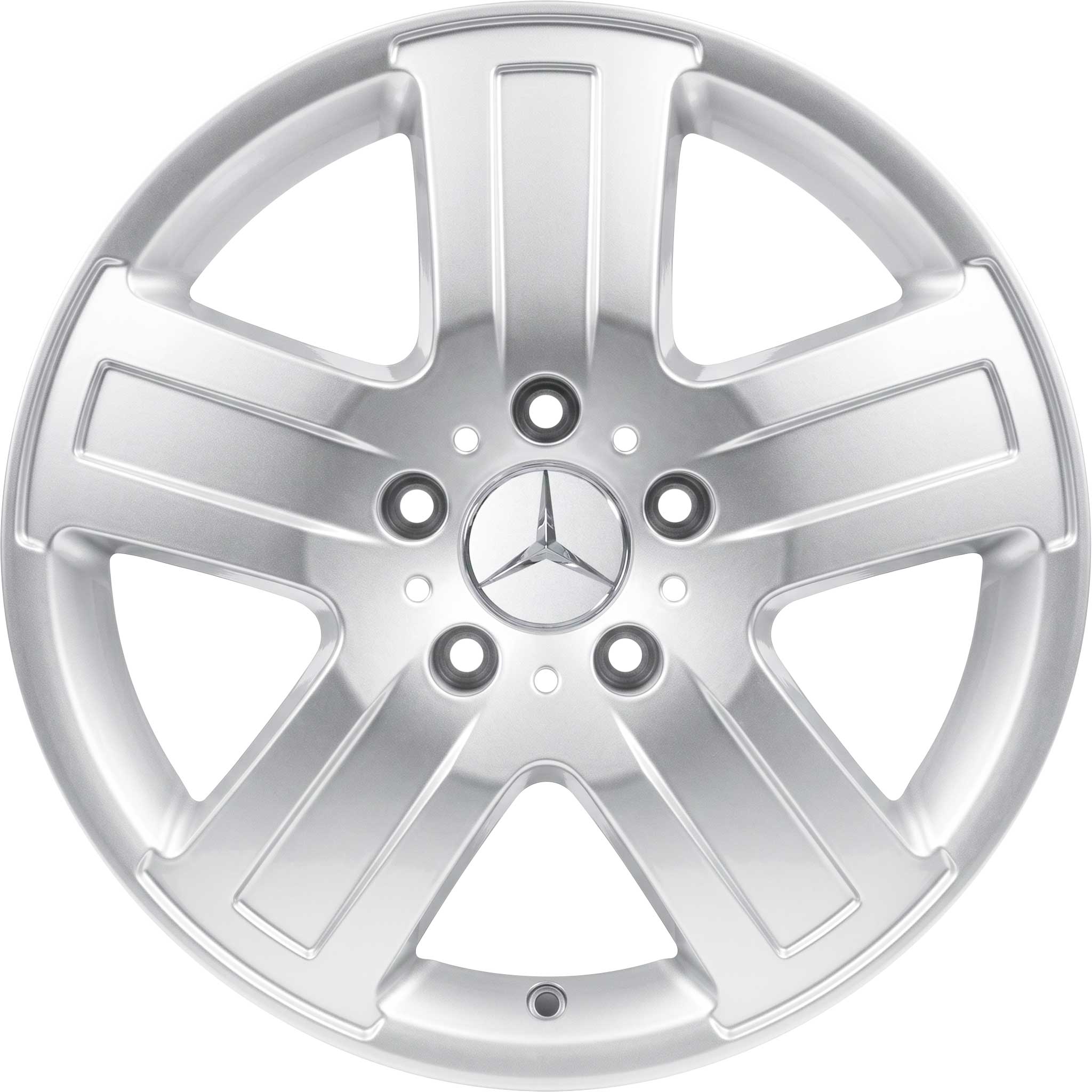 Mercedes 5 Twin Spoke [463-18] Standard Silver Alloy Wheel Product Image #1