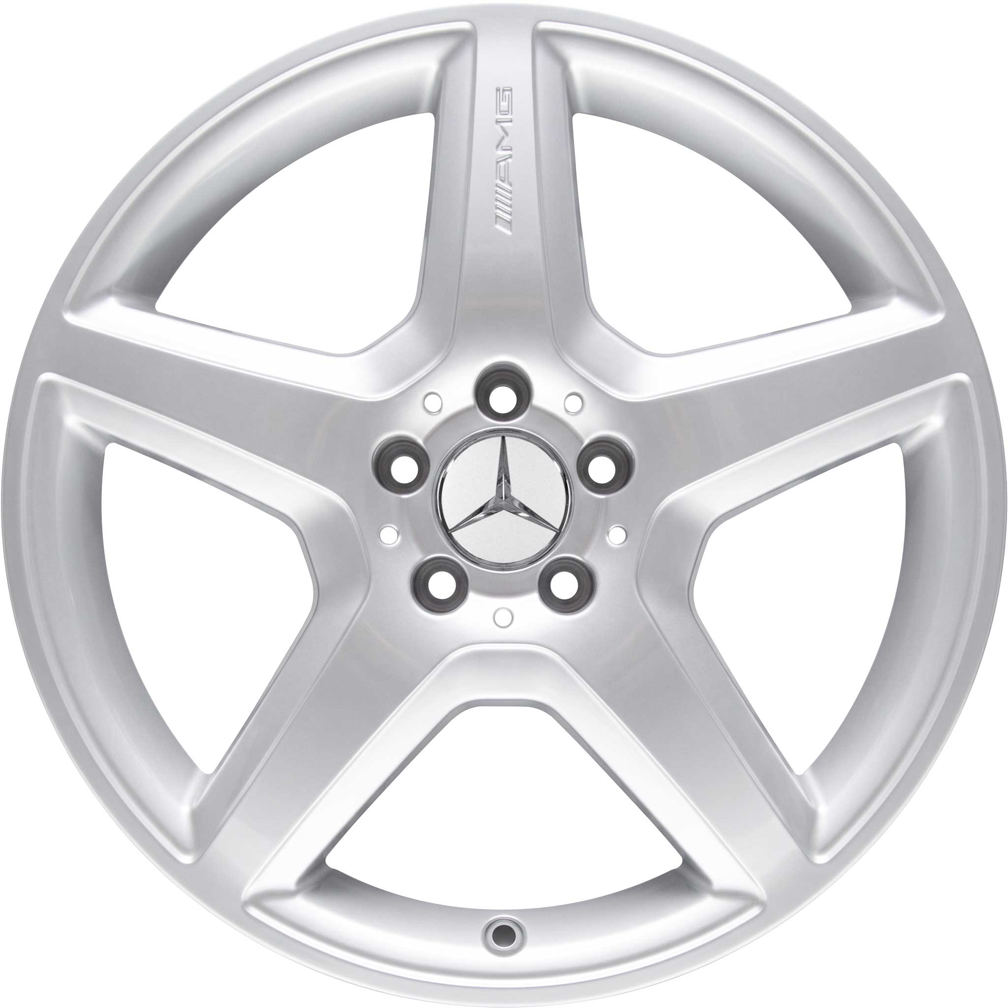 Mercedes 5 Twin Spoke [463-18] Titanium Silver Alloy Wheel Product Image #1