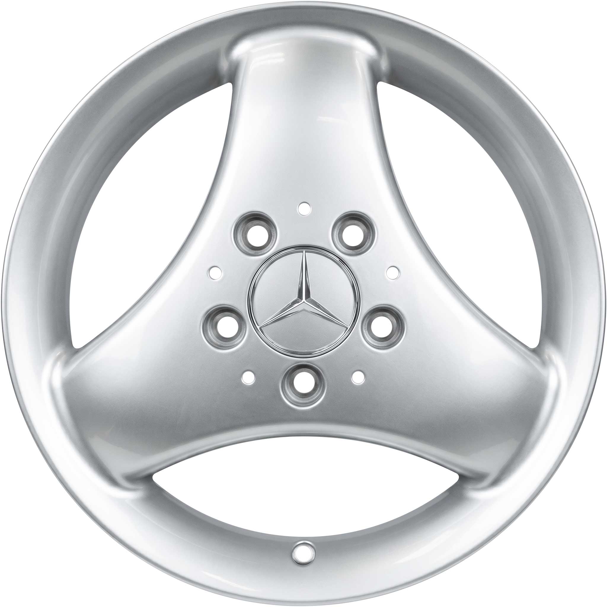 Mercedes 3 Spoke [168-15] Standard Silver Alloy Wheel Product Image #1