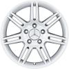 Mercedes 7 Twin Spoke [169-16] Titanium Silver Wheel Img 1