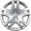 Mercedes 5 Double Spoke [211-17] Titanium Silver Wheel Img 1