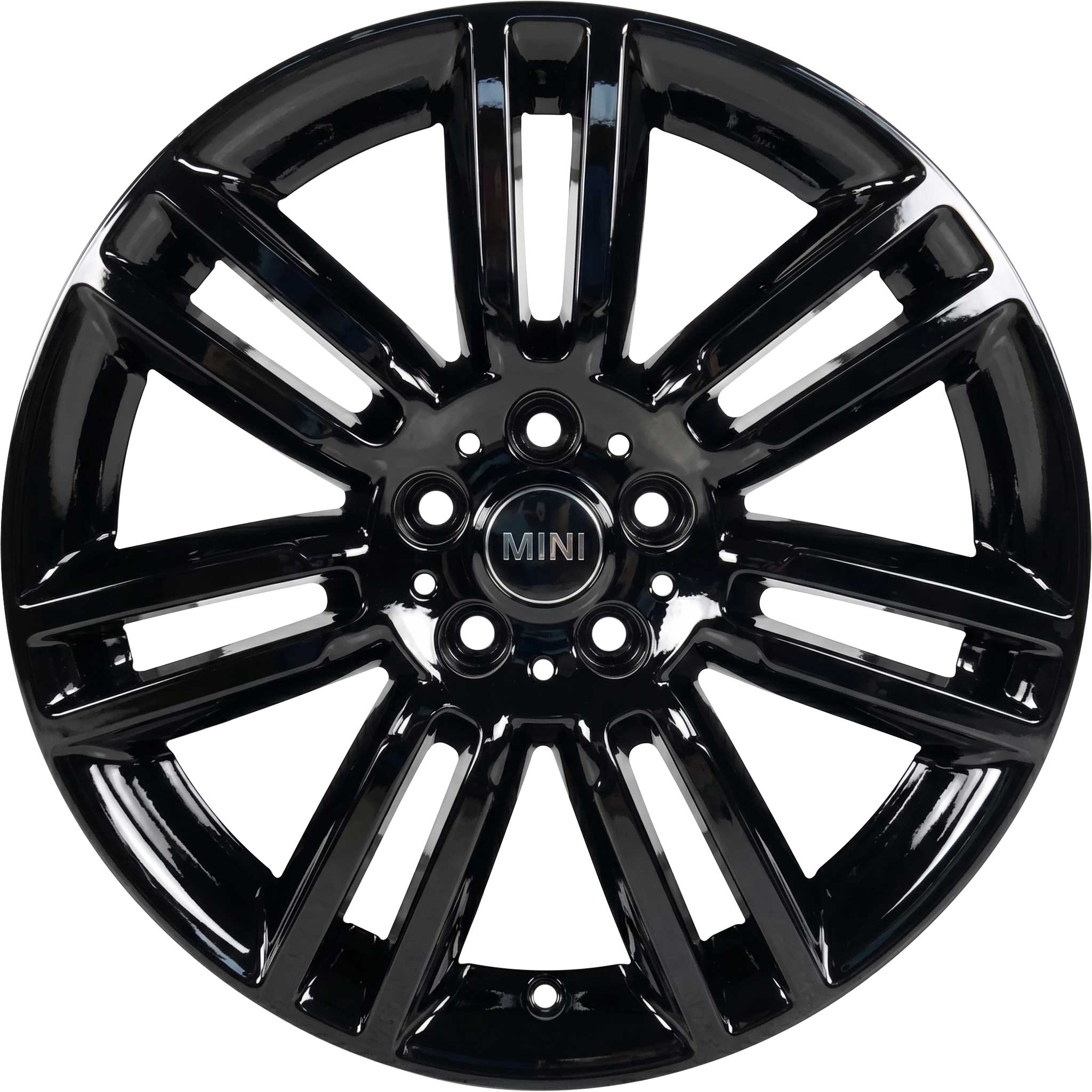 Mini 532 Pair Spoke Jet Black Alloy Wheel Product Image #1