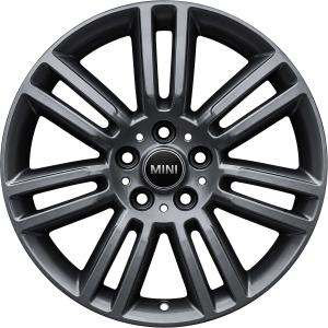 18" Mini 532 Pair Spoke Jet Black alloy wheel