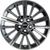 Mini 833 V Spoke Gunmetal Grey with Bright Turned Wheel Img 1