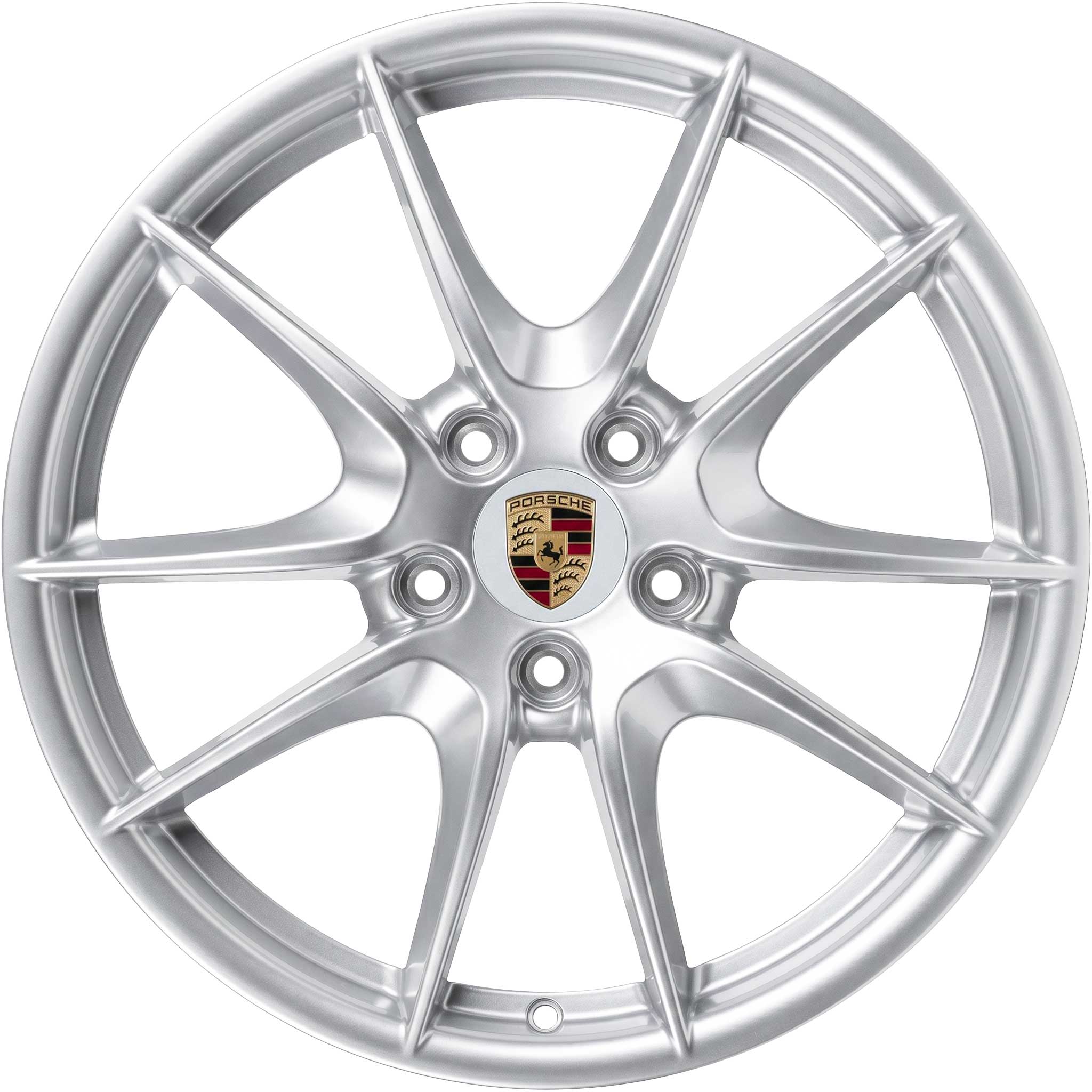 Porsche Carrera S III Brilliant Chrome (Borbet) Alloy Wheel Product Image #1