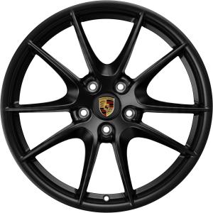 20" Porsche Carrera S III Satin Black alloy wheel